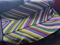Ric-Rac Granny Crochet Blanket