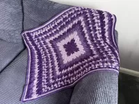 Purple Haze Crochet Blanket