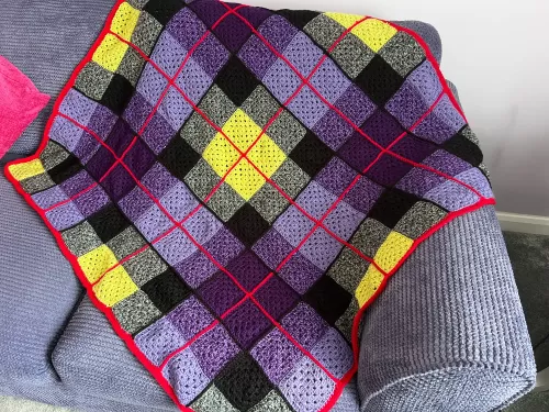 Douglas Tartan Crochet Blanket