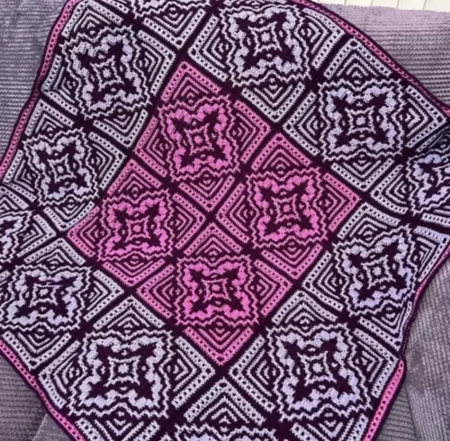 Deruta Tiles by Svetlana Grebennikova - Crochet Blanket - 7 week online course with support - ADVANCED - 6th Jan 2025